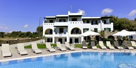 Poolområde på Hotel Harmony på Naxos i Grækenland.