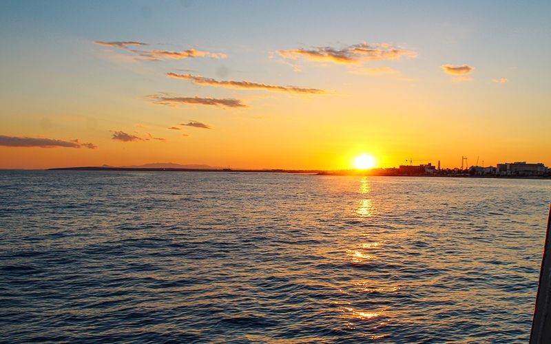 Havudflugt med skonnert - ved solnedgang