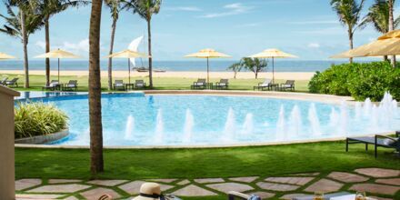 Poolområde på Hotel Heritance Negombo på Sri Lanka.