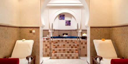Spa på Hotel Hilton Ras Al Khaimah Resort & Spa i Ras Al Khaimah, De Forenede Arabiske Emirater.