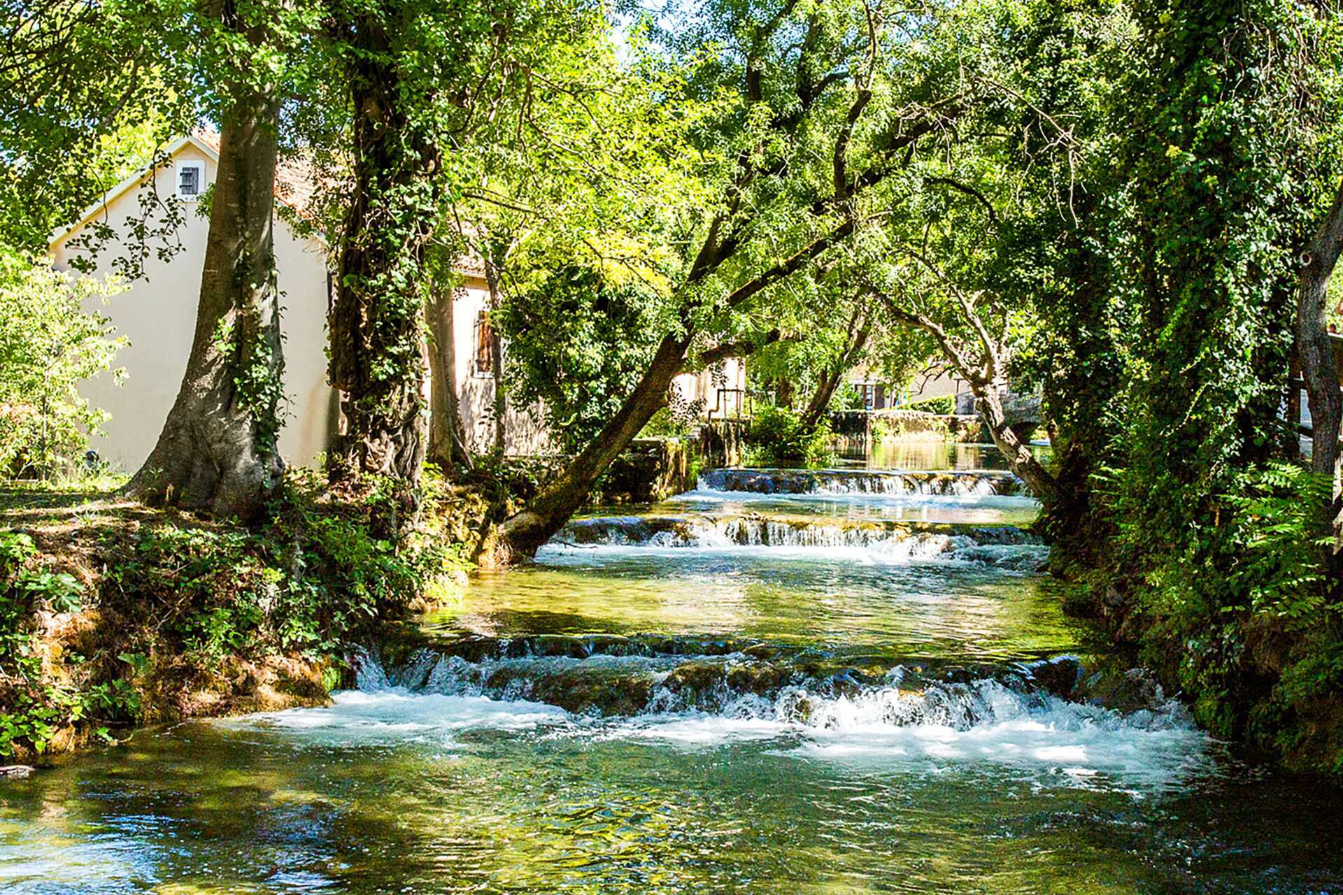 Historiske Trogir & nationalparken Krka