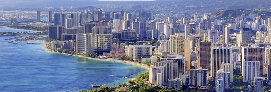 Honolulu er både Hawaiis største by og hovedstad.