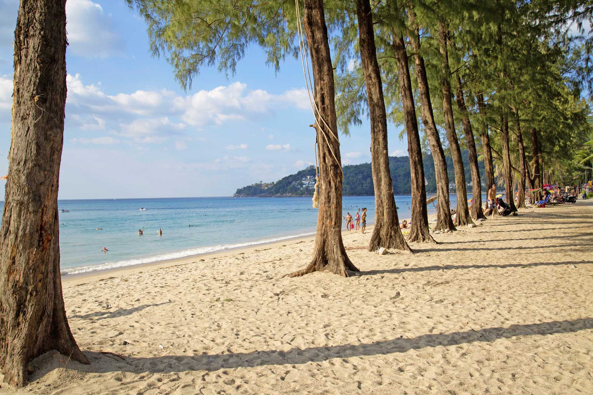 Kamala Beach, Phuket i Thailand.