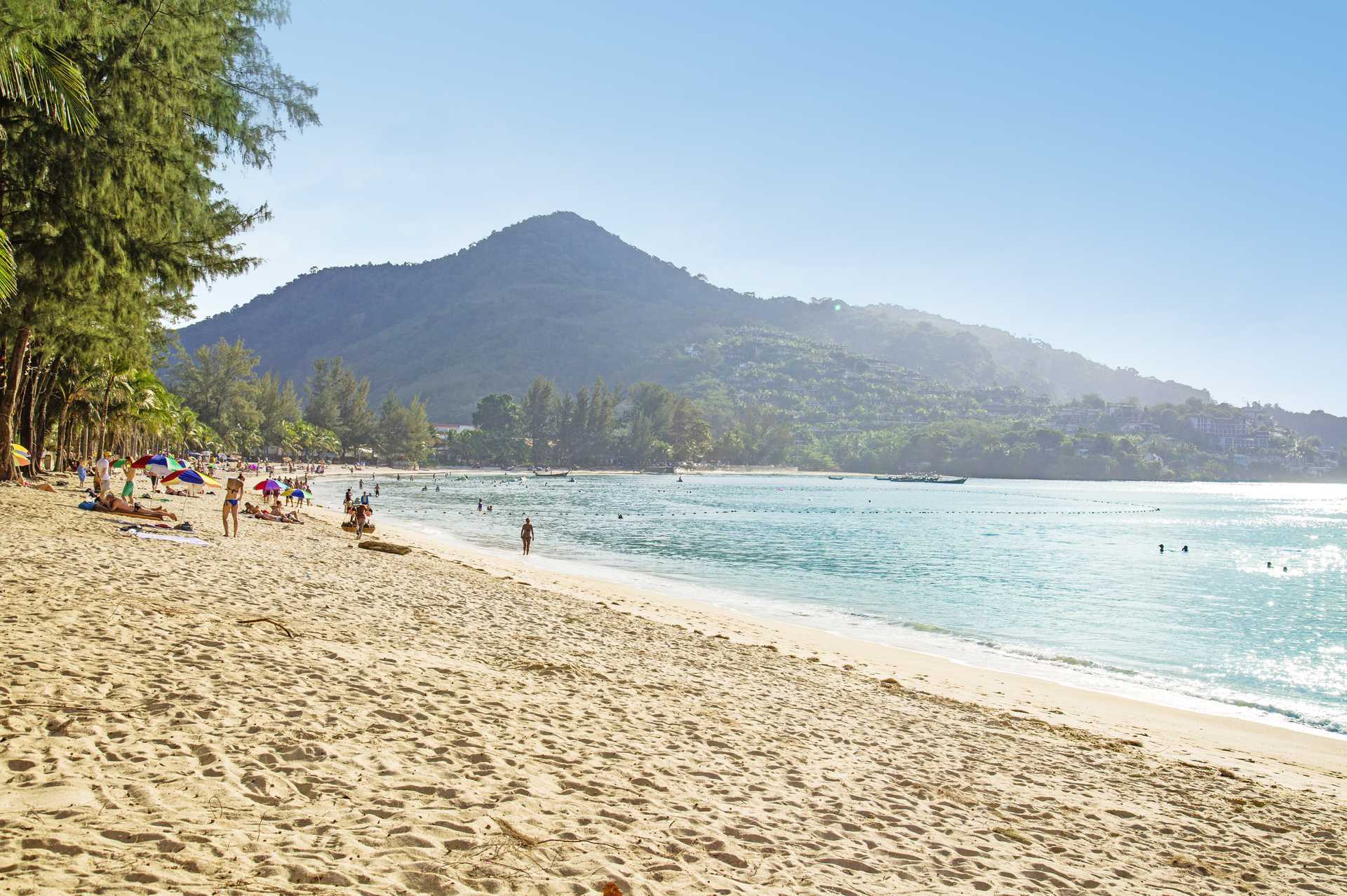 Kamala Beach, Phuket i Thailand.