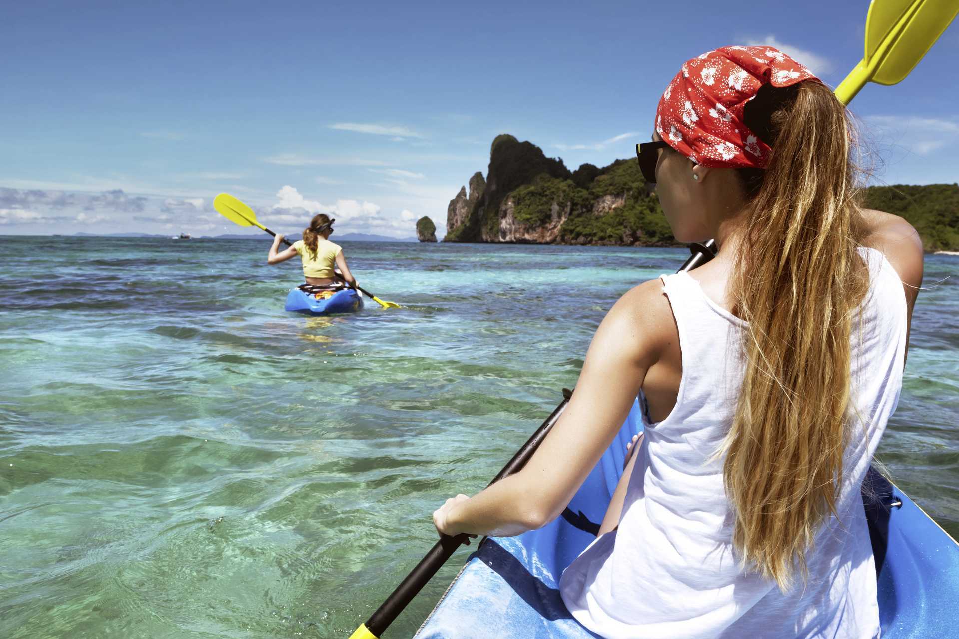 Kamala Beach, Phuket i Thailand.