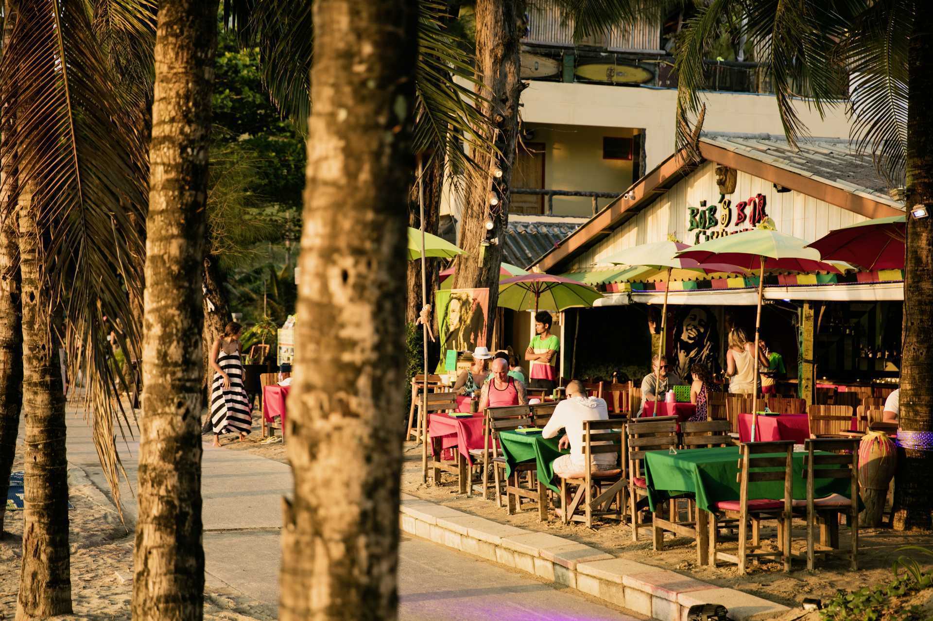 Kamala Beach, Phuket i Thailand.