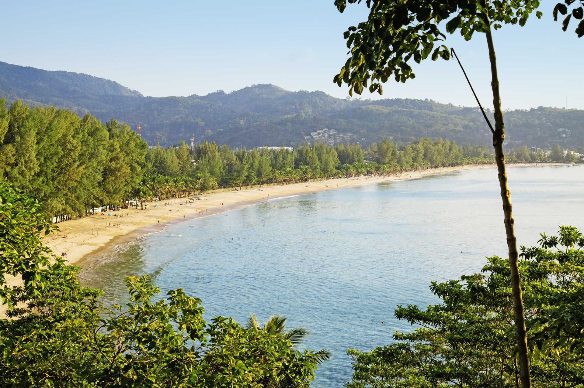 Kamala Beach, Phuket i Thailand.