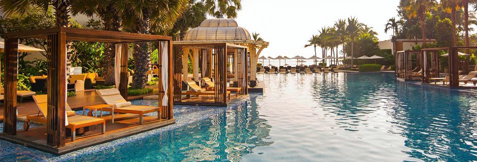 Pool på Hotel Intercontinental Hua Hin Resort i Hua Hin, Thailand.