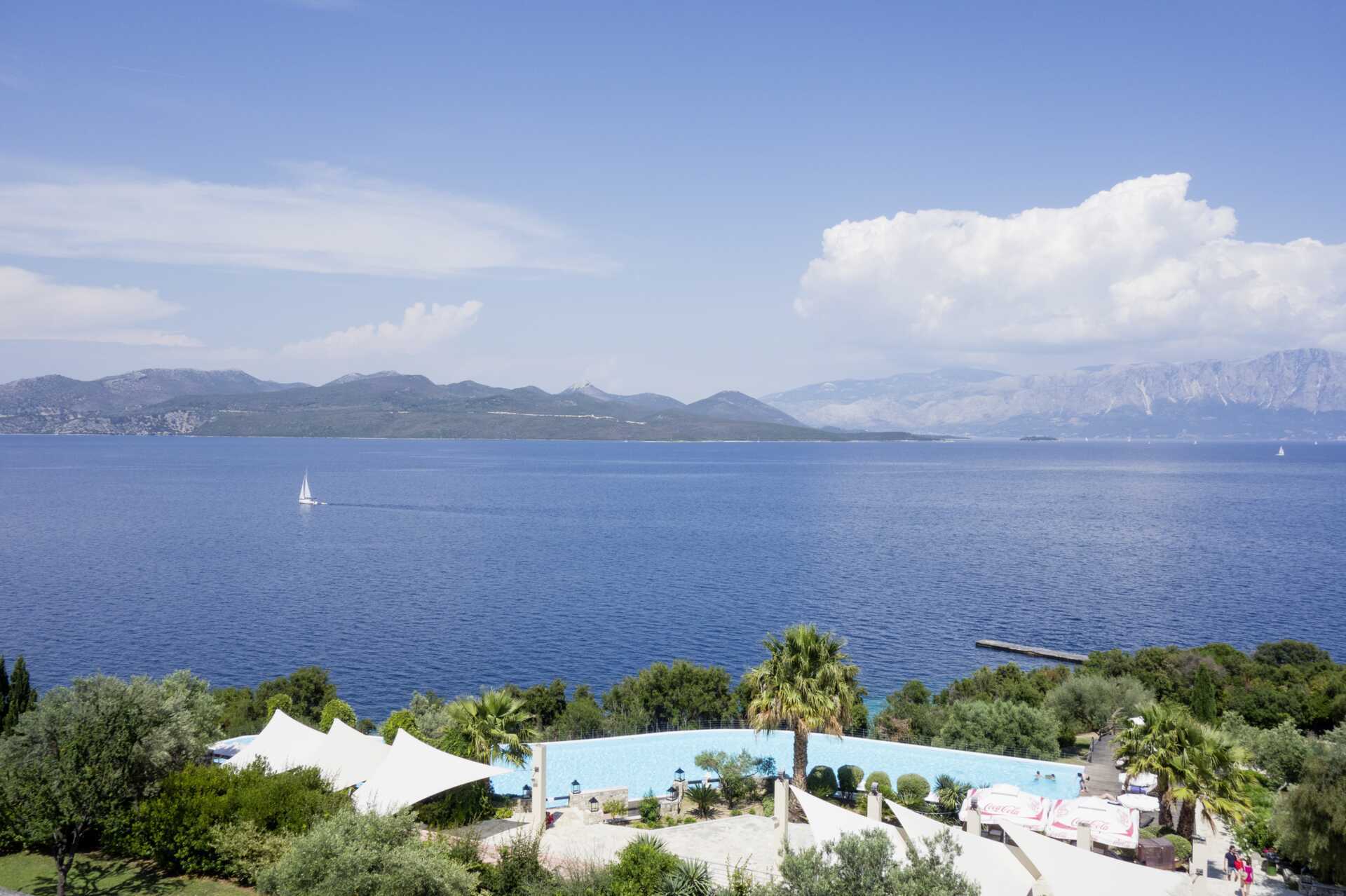 Hotel Ionian Blue på Lefkas, Grækenland.