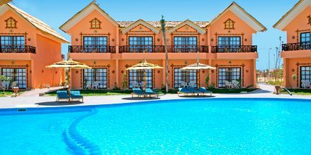 Pool på Hotel Jungle Aqua Park i Hurghada, Egypten.
