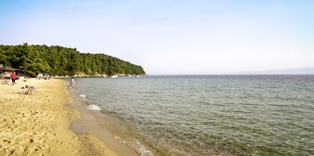 Vromolinos Beach på Kanapitsa halvøen, Skiathos