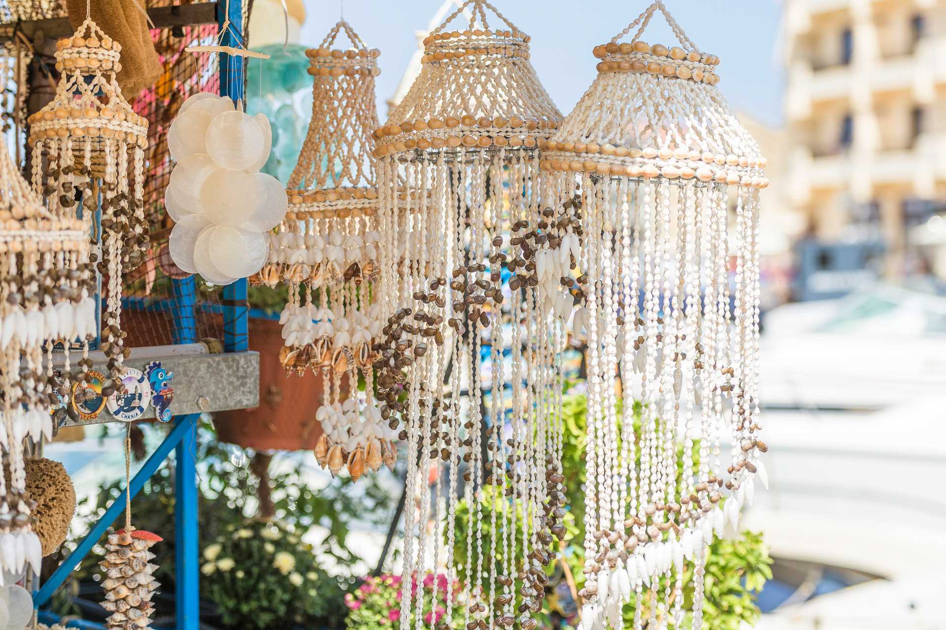 Shopping i Chania by på Kreta, Grækenland.