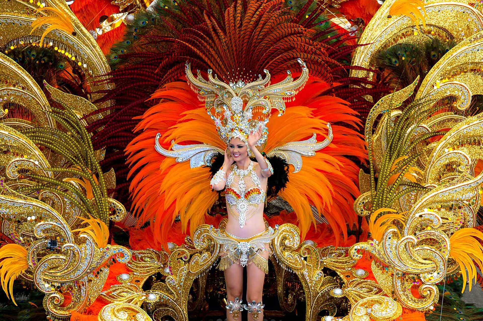 Karneval i Santa Cruz, aften