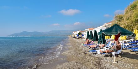Stranden ved Hotel Katerina på Samos, Grækenland.