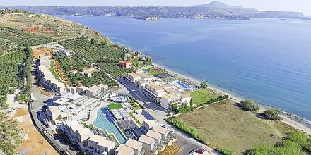 Oversigt over Kiani Beach Resort, Kalives, Kreta.