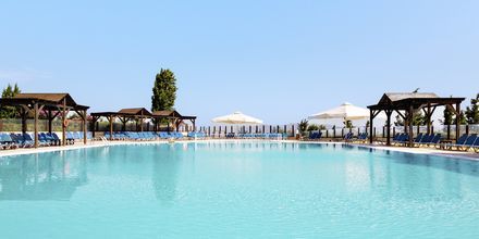 Poolområdet på hotel Kipriotis Aqualand på Kos, Grækenland