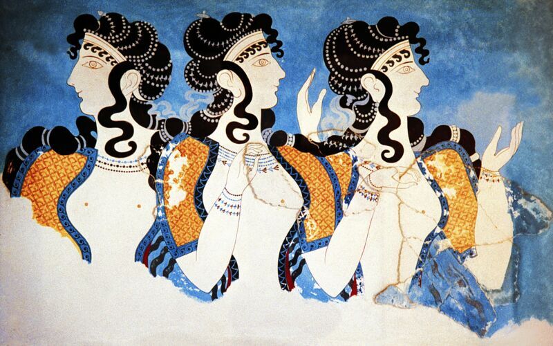 Knossos og Kretas hovedstad Heraklion