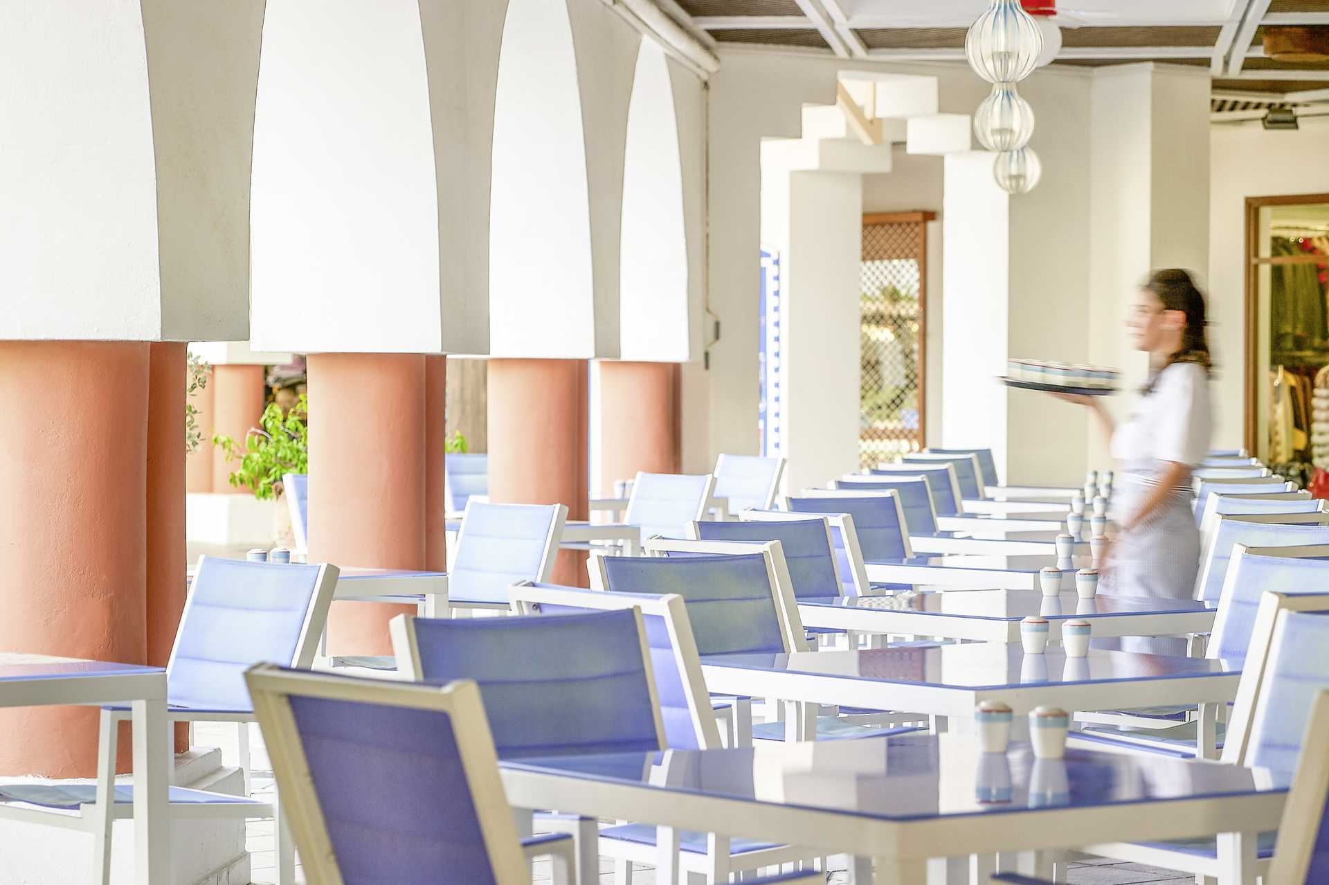 Snackbaren på hotel Aldemar Knossos Royal i Hersonissos, Kreta.