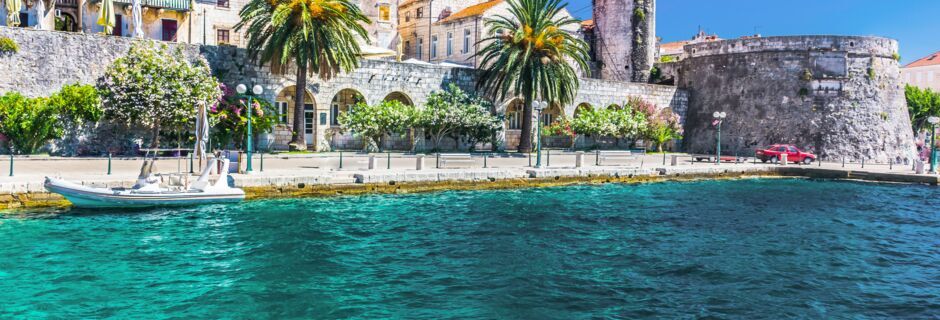 Korcula er en af de frodigste øer i Adriaterhavet.
