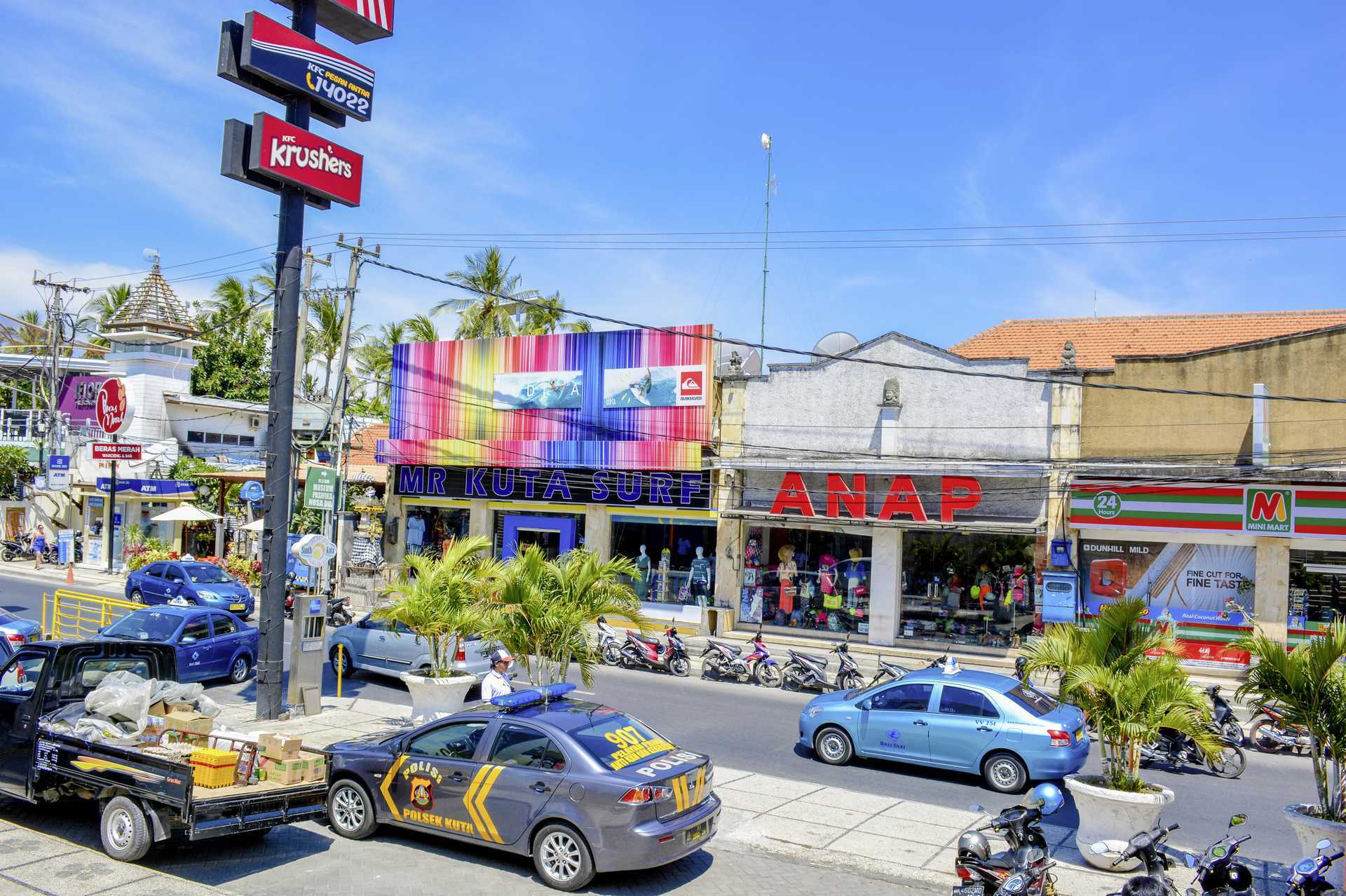 Kuta på Bali.
