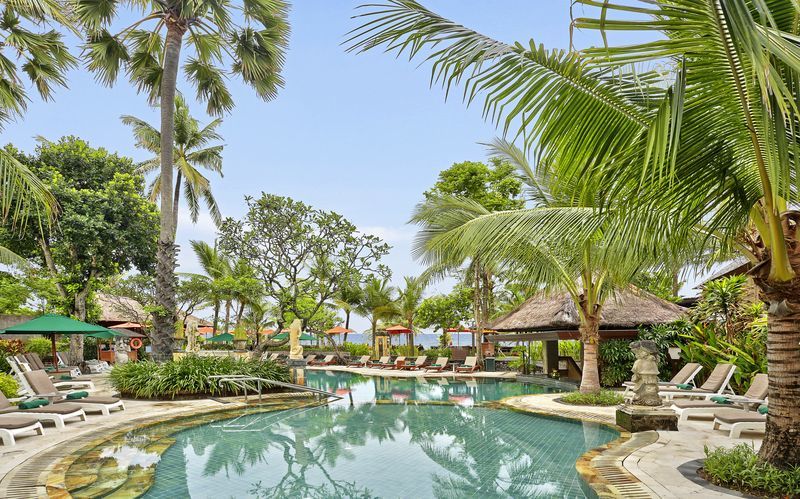 Apollos hotel Legian Beach i Kuta på Bali.