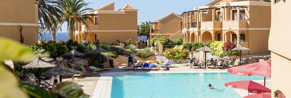 Poolområde på La Pared, Fuerteventura.