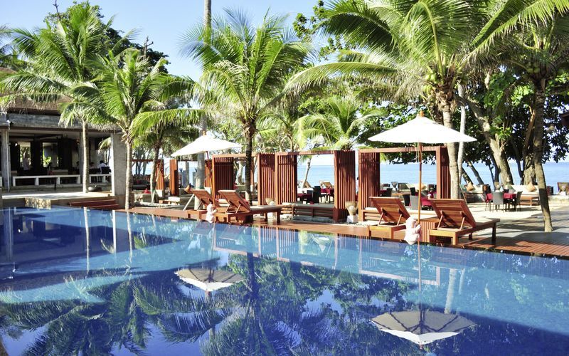 Pool på Lanta Sand Resort & Spa på Koh Lanta, Thailand.