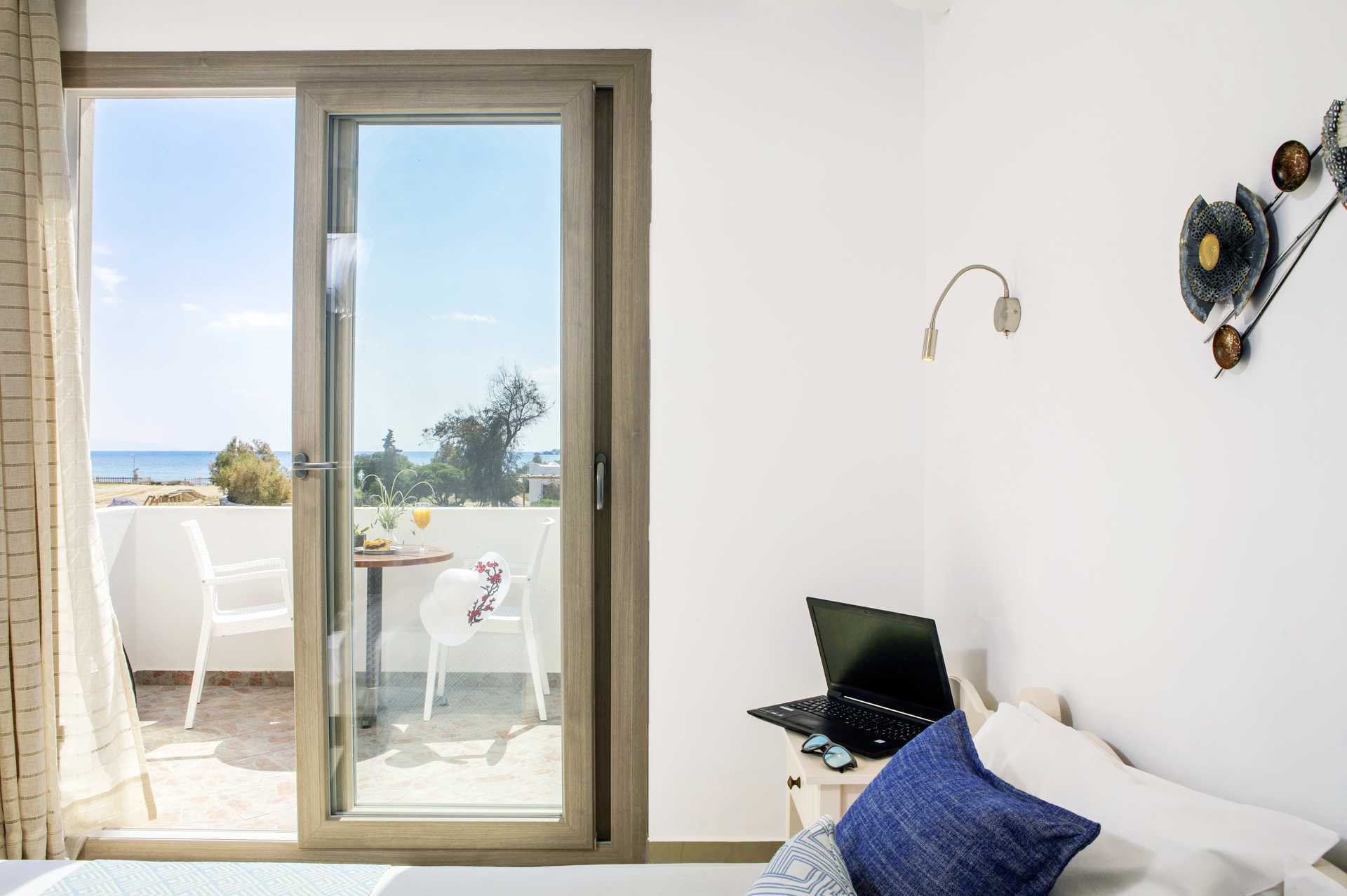 Lejlighed på Hotel Evdokia i Plaka Beach, Naxos.