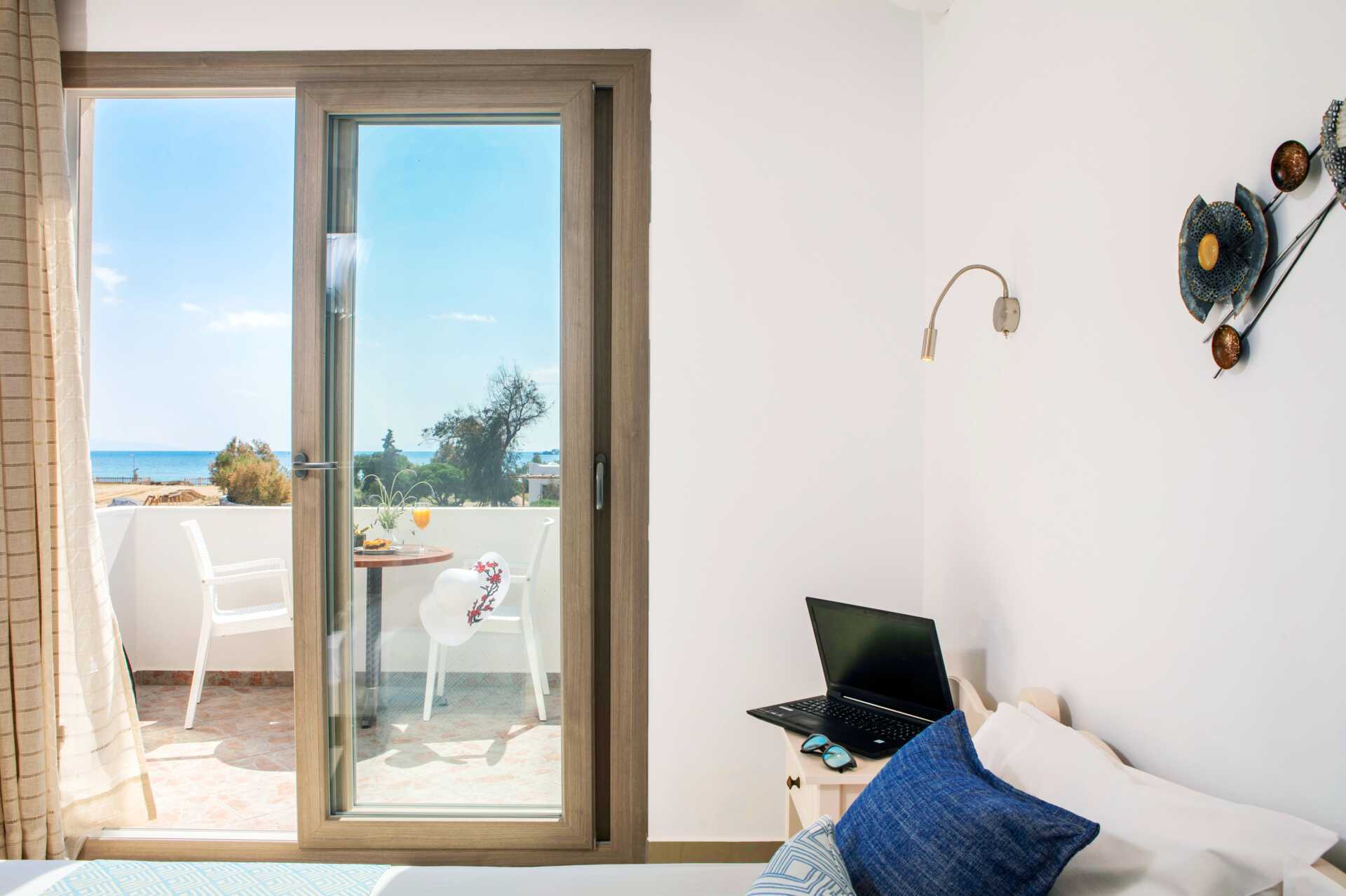 Lejlighed på Hotel Evdokia i Plaka Beach, Naxos.