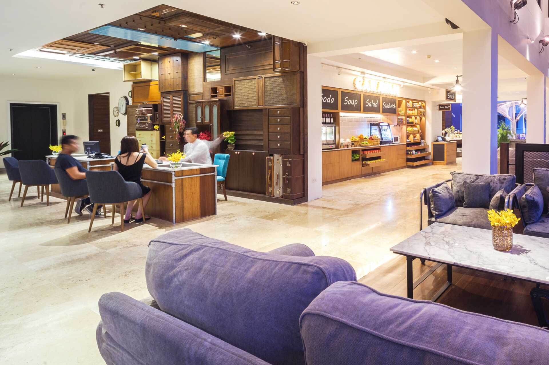 Lobby på hotel Loligo Resort Hua Hin i Thailand.