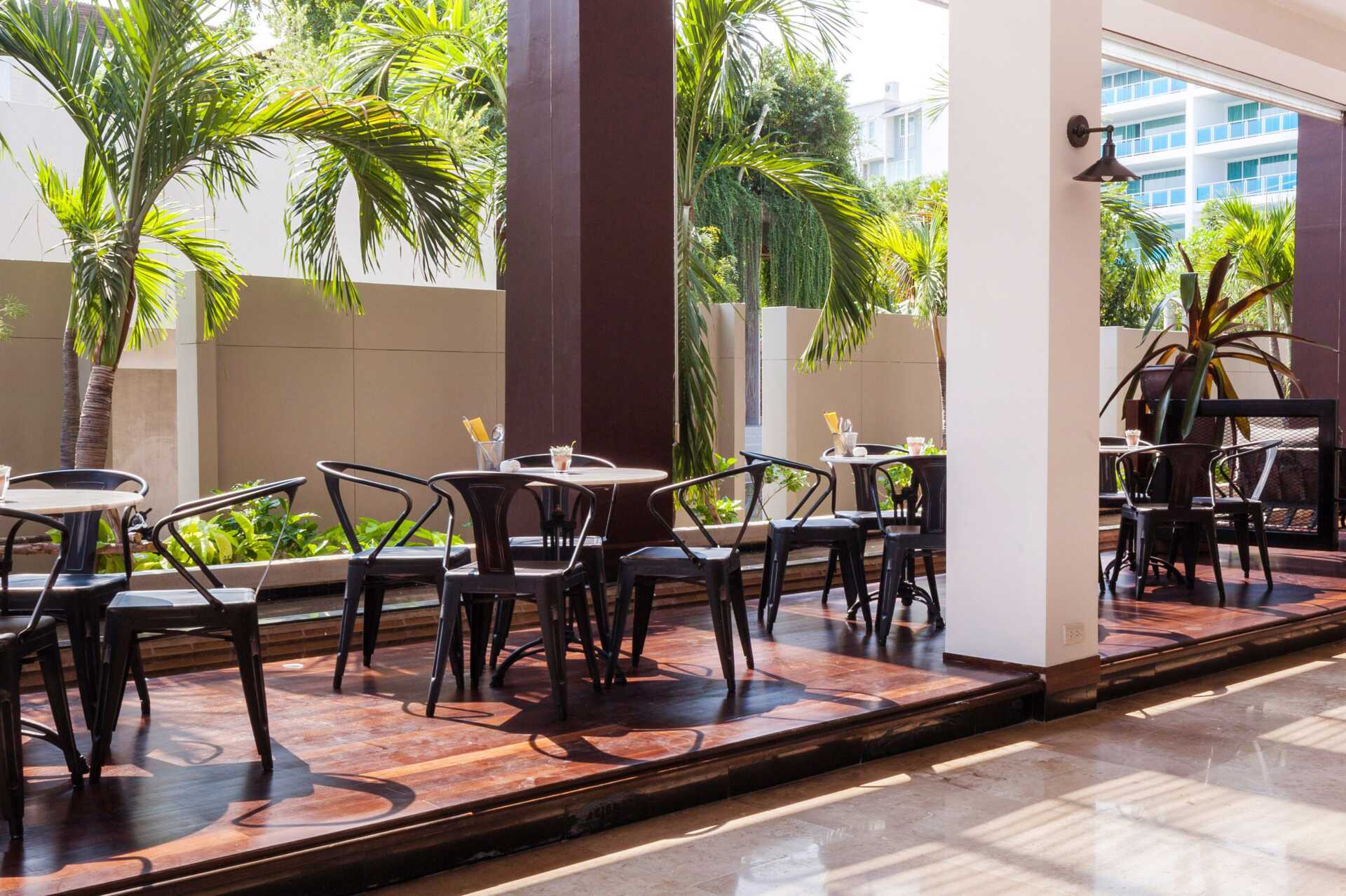 Restaurant Kaptajn på hotel Loligo Resort Hua Hin i Thailand.