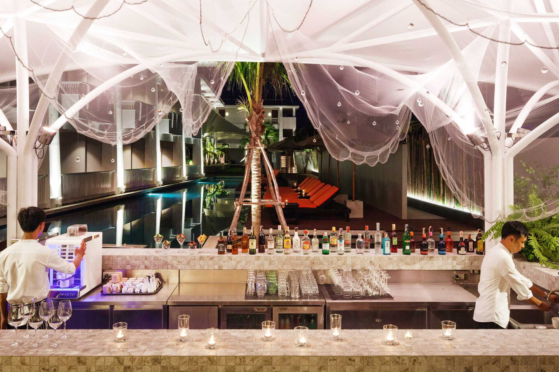 Bar på Loligo Resort Hua Hin i Thailand.