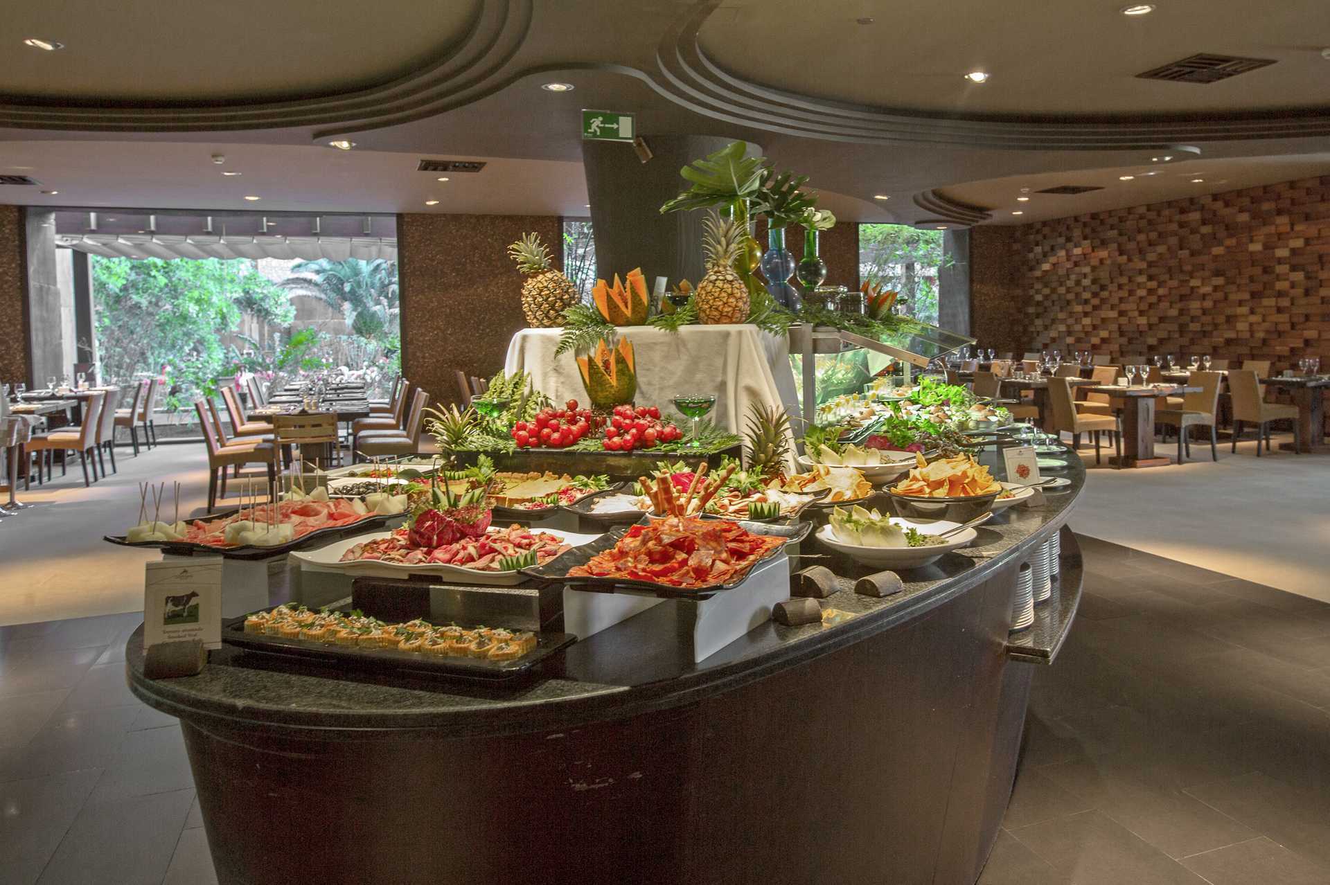 Buffetrestauranten Baobab på Lopesan Baobab Resort.