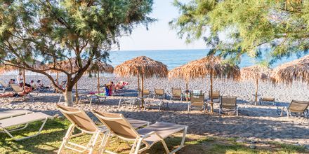 Stranden i Maleme på Kreta, Grækenland.