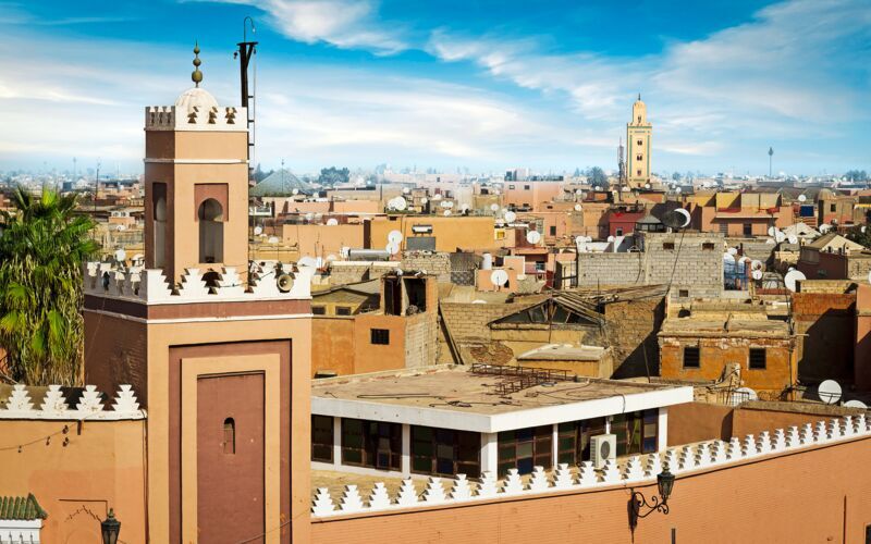 Medina i Marrakech, Marokko.