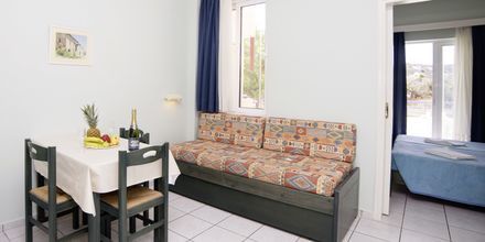 2-værelses lejligheder på Hotel Marva i Rethymnon på Kreta.