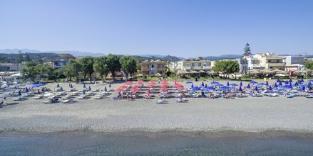Stranden udenfor Hotel Mary i Platanias, Kreta.