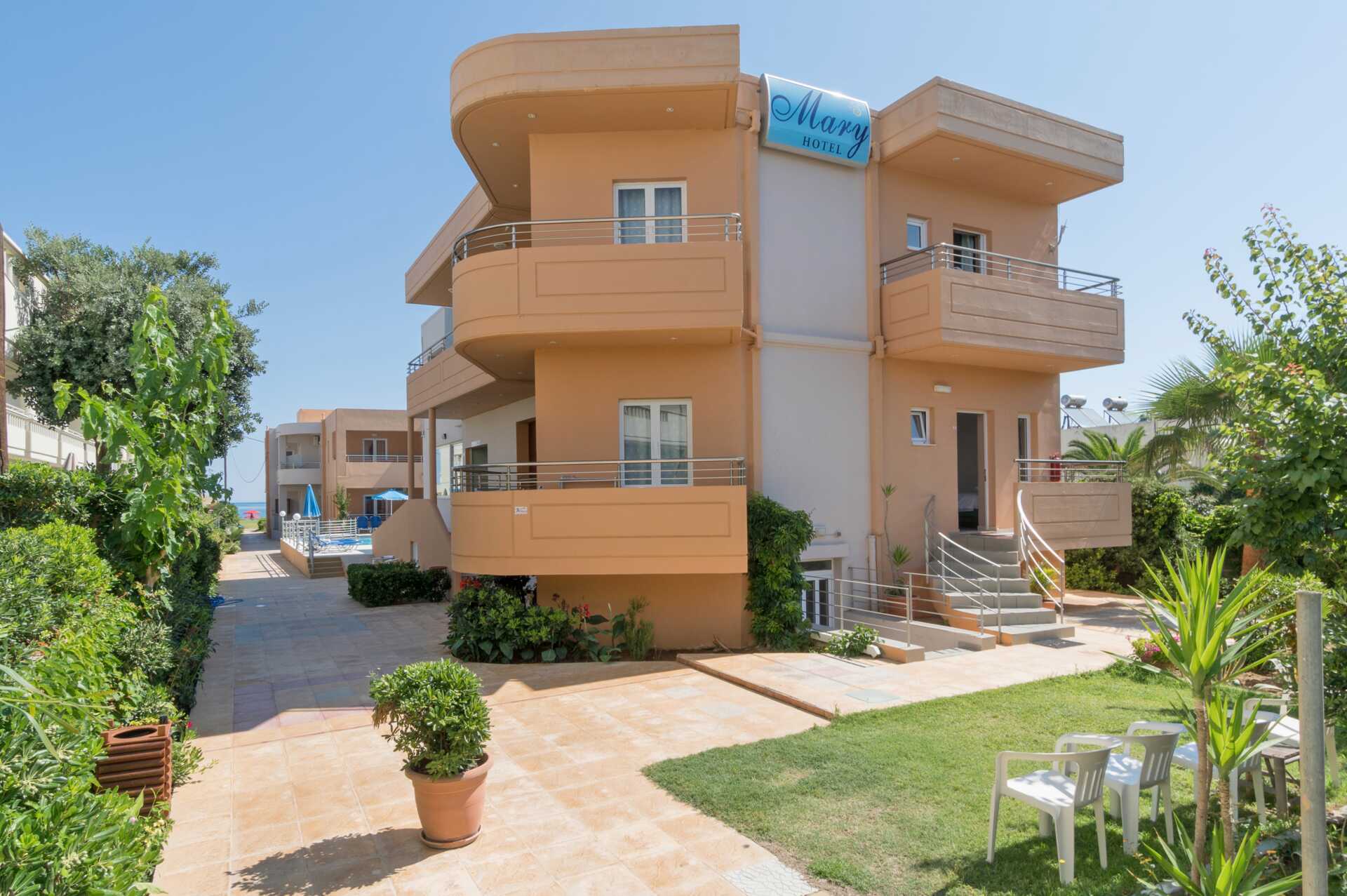 Hotel Mary i Platanias, Kreta.
