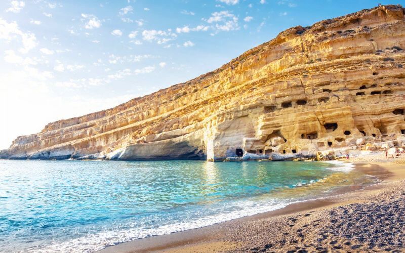 Matala - hippielandsbyen med unikke grotter
