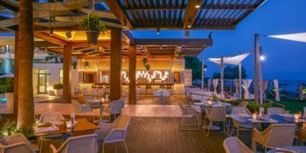Restaurant Thalassa på hotel Minoa Palace Resort & Spa i Platanias på Kreta, Grækenland.