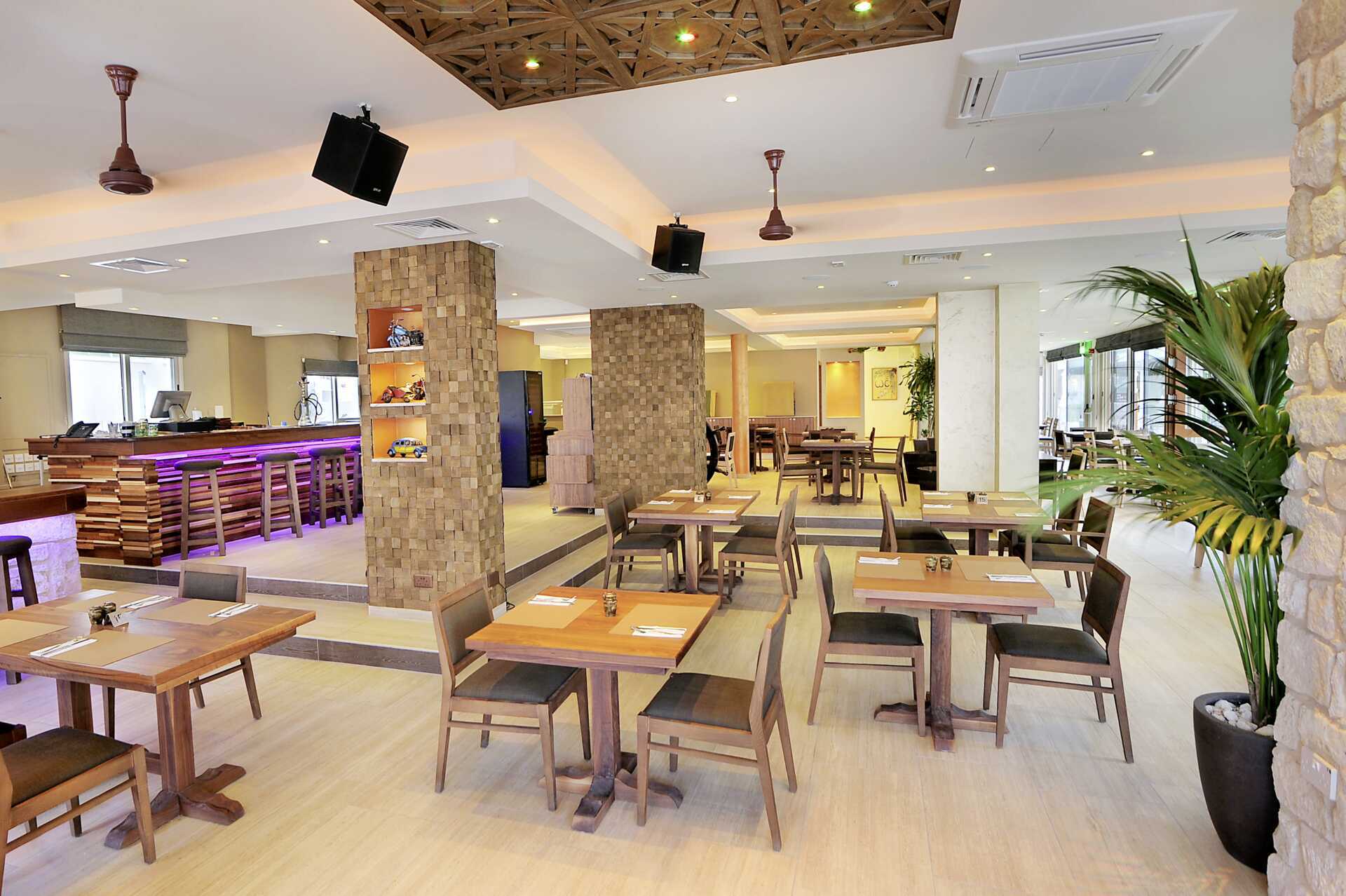 Restaurant på Hotel Nelia Garden, Ayia Napa, Cypern.