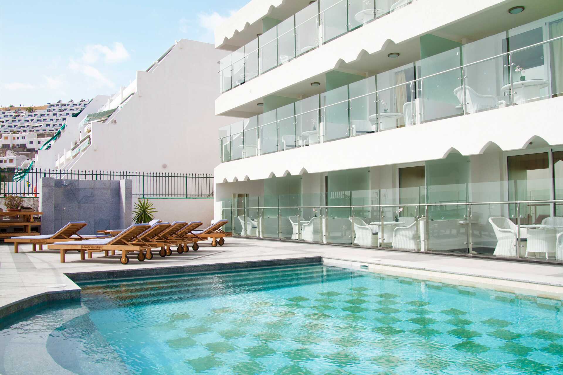 Pool på hotel Villa Magna i Puerto Rico, Gran Canaria.
