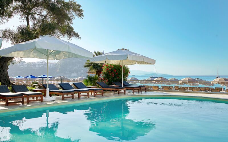 Pool på Hotel Parga Beach, Grækenland.