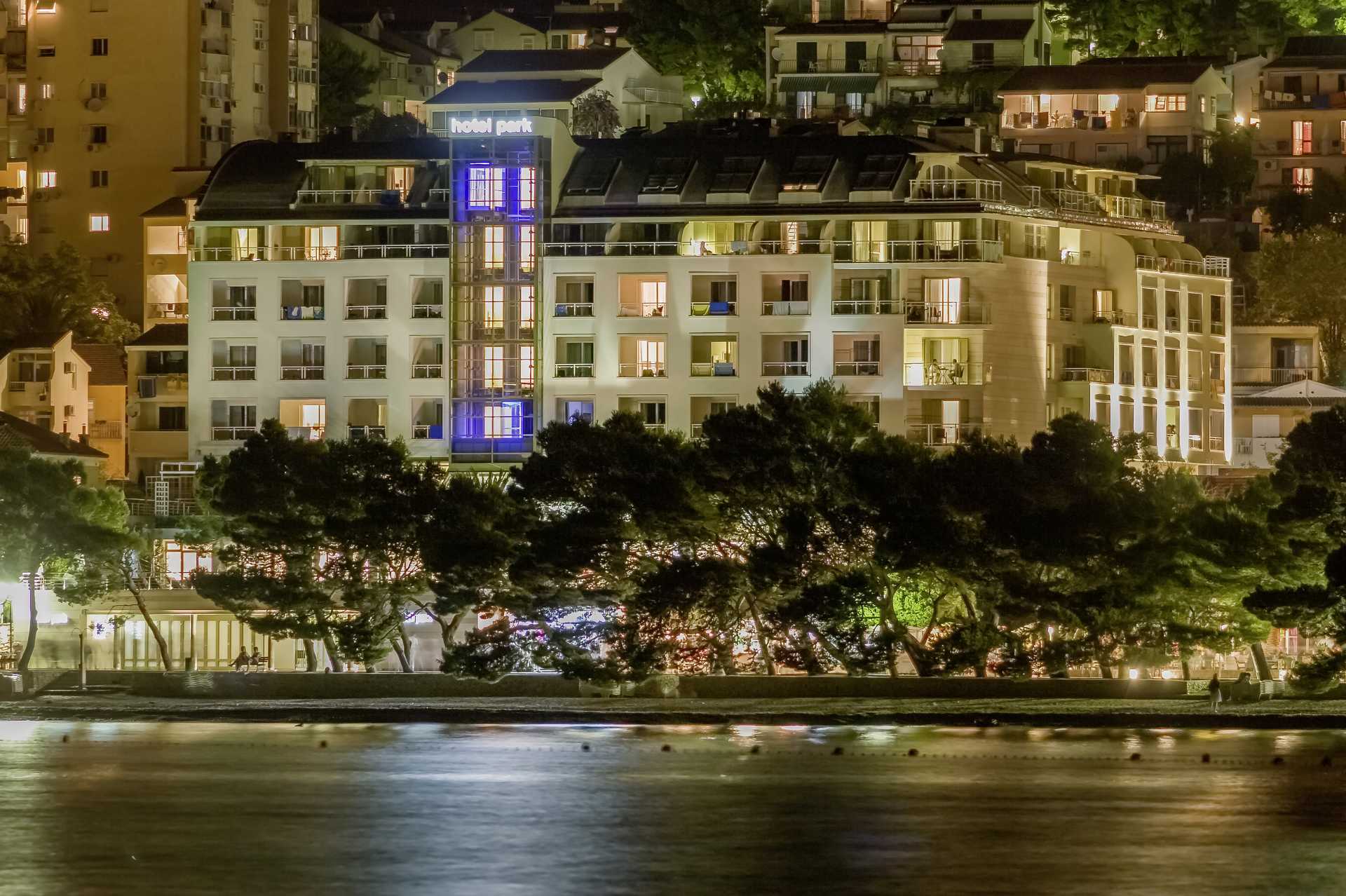 Hotel Park i Makarska, Kroatien.