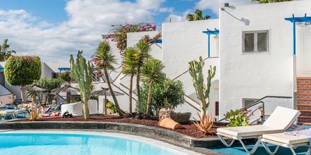 Poolområdet på hotel Parque Tropical i Puerto del Carmen, Lanzarote