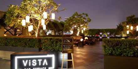 Vista Bar Terrace på Hotel Pathumwan Princess i Bangkok, Thailand.