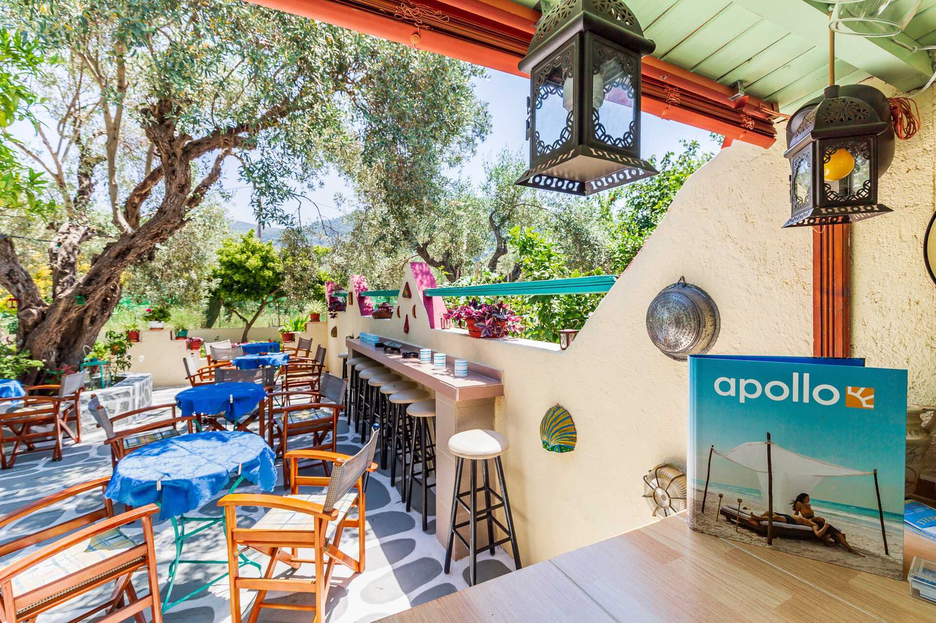 Pension Soula på Skopelos i Grækenland.