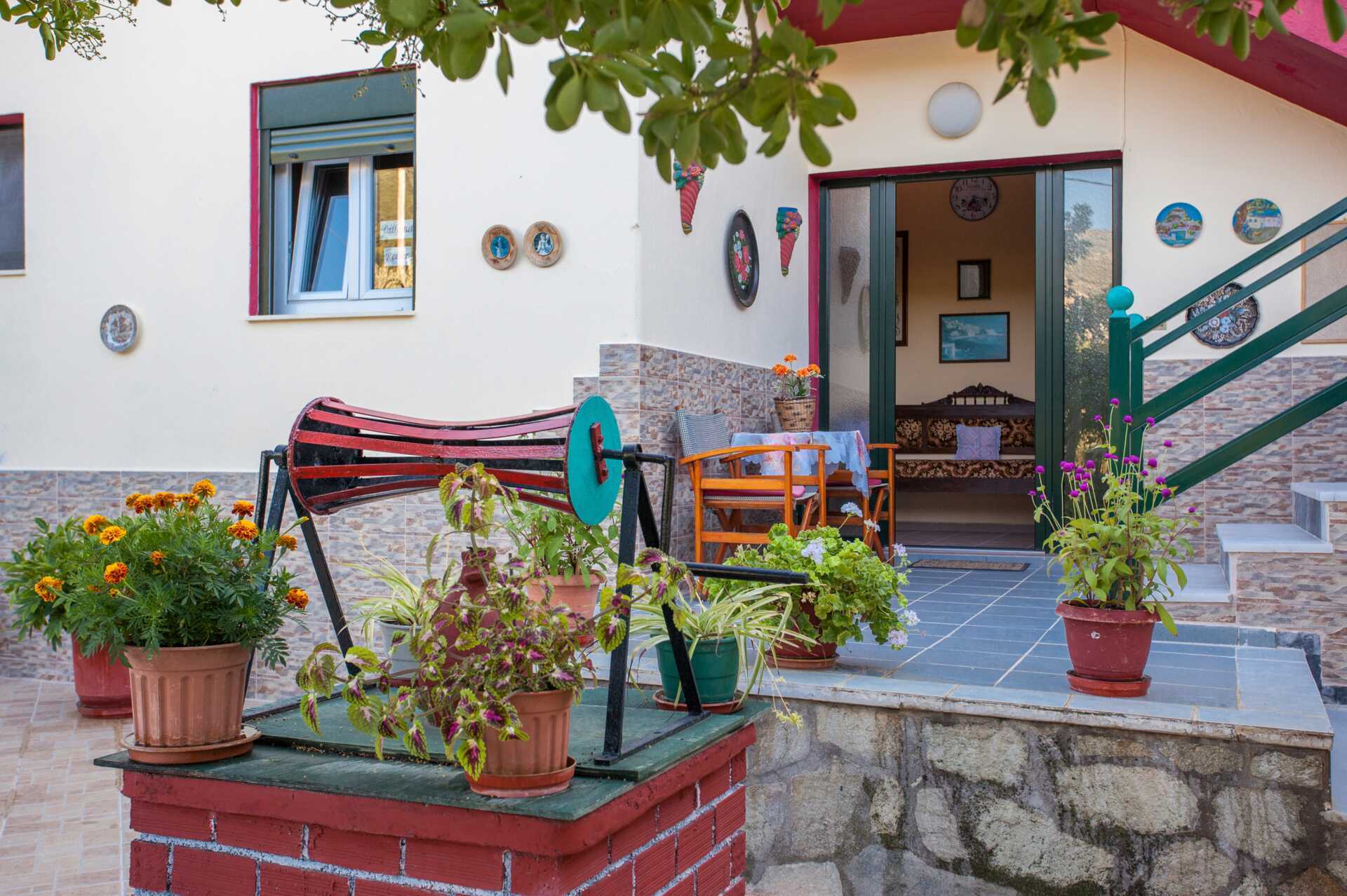 Pension Soula på Skopelos i Grækenland.