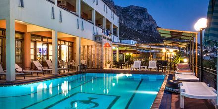 Poolområde på Hotel Philoxenia på Kalymnos, Grækenland