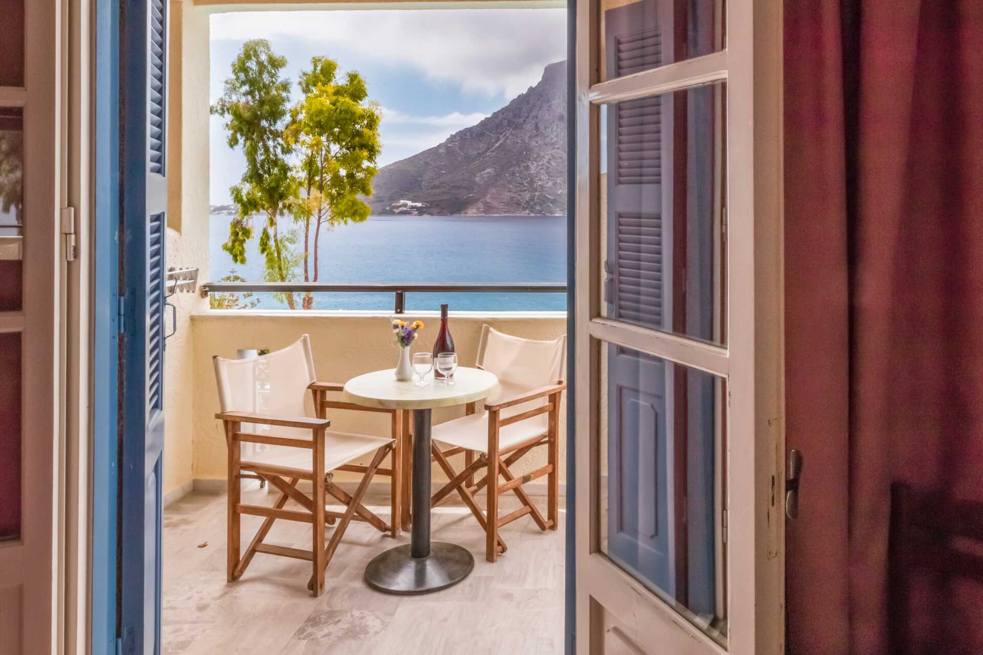 Dobbeltværelse på Hotel Philoxenia på Kalymnos, Grækenland